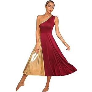 Abito Da Ballo Latino Donna Senza Maniche - Per Salsa, Tango, Danza Lirica E Pattinaggio - Foto 2