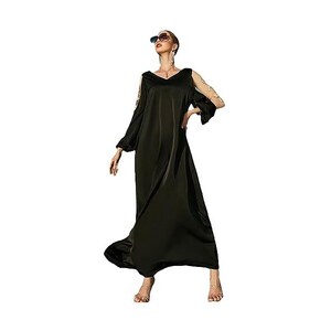 Top a maniche lunghe da donna musulmano 2 set manica lunga button down