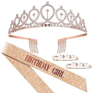 Corona Compleanno Compleanno Ragazza Tiara Corona, Birthday Girl Corona Tiara 40 Anni Di Compleanno Donna