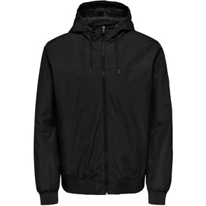 Rocawear Rescue Center - Bomber Uomo In Nero, Caldo Con Fodera In Pelliccia Sintetica E Logo Ricamato - 3