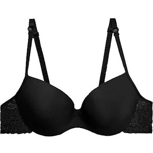Reggiseno Imbottito Pizzo Reggiseno Push-up FRUGUÉ - Balconcino Imbottito, Pizzo, Taglie Italiane Reggiseno Schiena Scoperta - 7
