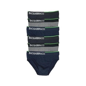 Baci e Abbracci 3 Magliette Intime Uomo Cotone Elasticizzato