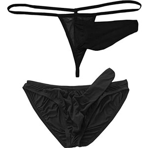 Perizoma Uomo MCT Ansgar Jock Wetlook Nero, Tasca Rigonfia, Taglie S-3XL
