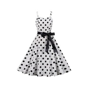 Vhersily Vestito Vintage Anni 50 60 Stile Hepburn Intura Monopetto A-Line Ricamo Manica Lunga Abiti Eleganti con Scollo V Midi Vestito da Cocktail Banchetto Formale Ufficio per Matrimoni, Cerimonia