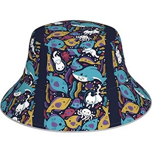 Cappello A Secchiello Unisex Con Stampe Mucca E Orecchie A Corna – WINYU – Cappello Da Pesca Estivo In Cotone - 4
