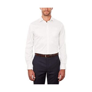 Van Heusen Camicia Elegante Uomo Con Tecnologia Stain Shield - Taglio Regolare, Collo Spalmato, Lavabile In Lavatrice