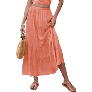 Calvin Klein Jeans - Gonna Lunga In Denim Lavaggio Chiaro Con Tasche - Foto 8