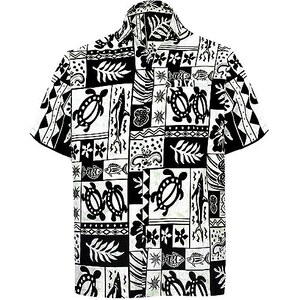 Camicia Hawaiana Uomo Brooklyn – Maniche Corte, Leggera E Traspirante Con Tasca – Taglie Da M A XXL - 3
