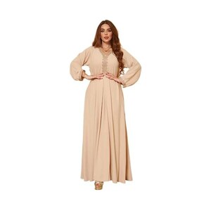 Djellaba Femme Premium - Caftan Marocain 1 Pièce, Style Abaya, Polyester Doux, Confortable Toute L'année