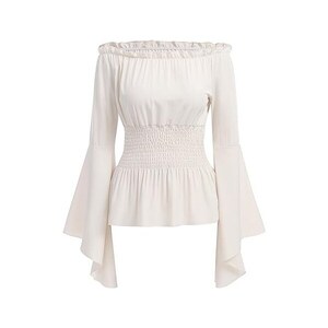 Camicetta Donna Stile Rinascimentale SCARLET DARKNESS - Scollo Quadrato E Maniche A Sbuffo - Foto 4