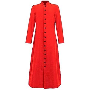 Costume Monaco Medievale Con Cappuccio | Vestito Sacerdote Per Halloween E Carnevale - Foto 8