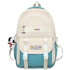 Zaino Spider Sharks | Per Scuola E Universit&agrave; | Nylon Resistente | Design Strisciato | Unisex