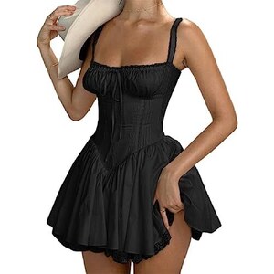 Vestito corto aderente senza maniche - nero - Donna - 12.00