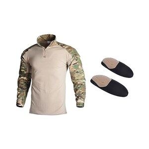 Camicia Tattica Da Combattimento IDOGEAR G3 Uomo | Con Gomitiere E Tasche | Materiale Cotone/Poliestere - Foto 8