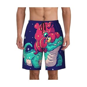 803 Costume Da Bagno Uomo Spiagge Estive Al Cocco Pantaloncini Da Bagno - Foto 4