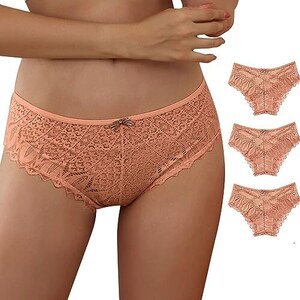 Amay Slip Donna Vita Bassa In Microfibra E Pizzo Guipure - Mutande Morbide Ed Elastiche, Intimo Comodo E Sensuale - 3