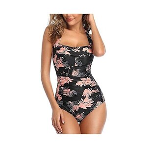 CUPSHE Costume Intero Taglie Forti Donna: Con Ferretto, Coppe Push-up, Effetto Snellente E Controllo Pancia - Curvy DGA12E4K002UU