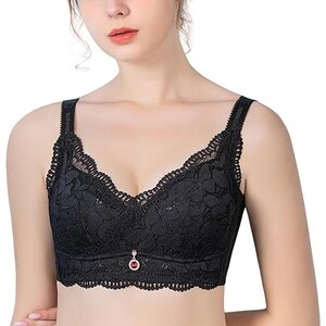 Reggiseno Playtex 165 Senza Ferretto Non Imbottito Con Pizzo Coppa B C D