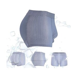 Alienjoy Boxer Uomo Seta Di Ghiaccio - Senza Cuciture, Ultra Sottili, Traspiranti, Low Rise