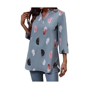 Maglieria Comfort Germania Maglia Donna HERMKO Con Scollo A V - Cotone/Modal Maniche Corte Maglia Maniche Corte - Foto 4