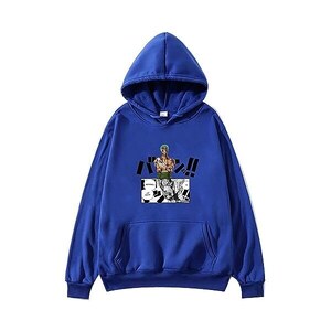 CHENMA Felpa Con Cappuccio Uomo – Goku Saiyan Anime Cosplay, Stampa 3D, Tasca Frontale, Pile Invernale, Taglie M-3XL - 4