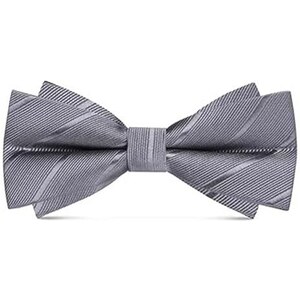 Papillon Viola Con Uva Per Uomo - Pre-Annodato E Regolabile Fino A 48 Cm - Perfetto Per Matrimoni, Lavoro E Cerimonie