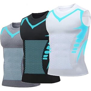 Gilet Ionico Modellante Uomo - Tessuto Ghiaccio Seta - Nuova Versione