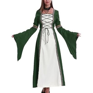 SCARLET DARKNESS Gonna da donna in stile medievale/rinascimentale, con vita elasticizzata, linea
