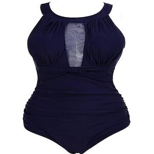 Costume Intero Da Donna Con Controllo Pancia, Monokini Stampato, Imbottito, In Poliestere, Per Spiaggia E Piscina