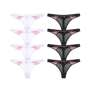 Evolyline Mutande da donna in pizzo, slip in pizzo, a vita media, slip