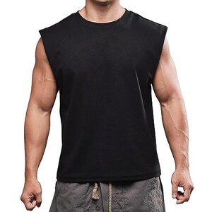 Gildan Maglietta Uomo Ultra Cotton, Manica Corta, Girocollo, Taglie Forti, Colore Rosso/Grigio Sportivo, S
