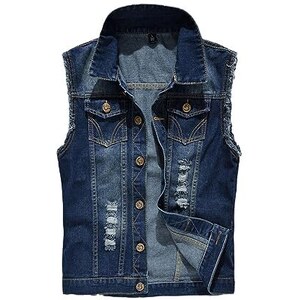 Gilet Senza Maniche Uomo In Cotone/poliestere - Giacca Leggera Casual, Tasche Multiple, Per Outdoor