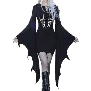 Generisch Costume Medievale Da Donna, Abito Tradizionale, Linea Ad A Abito Da Ballo Vintage Elegante Maniche A Tromba Abito Lungo Da Cocktail Per Halloween Da Festa 92b Rosso Xxxxxl 124094128