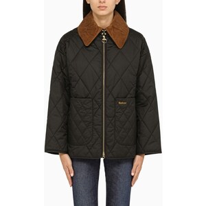 Giubbotto Eileen Fisher Trapuntato Diamante Nero Taglia M - Leggero E Lavabile In Lavatrice