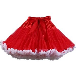 Gonna in tulle a forma di tutù - ROSSO - 11.00
