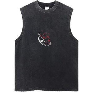 Canotta Punk Rock Gildan Uomo Donna S-3XL - Stampata Bianca Girocollo Unisex