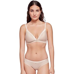 Inserti Reggiseno Triangolari In Spugna - Imbottitura Rimovibile Traspirante Color Pelle - Foto 8