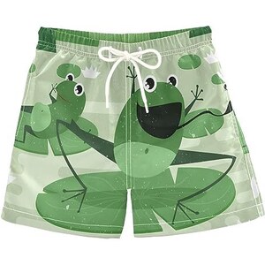 Costumi Da Bagno Ragazzi Con Cuore Arcobaleno, Pantaloncini Spiaggia In Poliestere, Asciugatura Rapida, Taglie Da 2T A S, Personalizzabili Con Foto