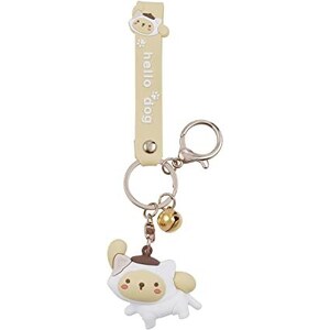 DOWAY Portachiavi In Acrilico Carino Con Mucca Scozzese