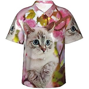 Camicia hawaiana da uomo casual button down camicie estive camicia a