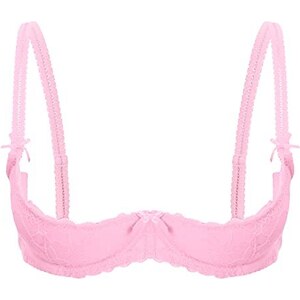 Reggiseno Bandeau FEESHOW - Aperto Sul Seno, Con Ferretto Push-up, In Poliestere E Spandex, Taglie S-4XL