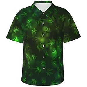 In One Clothing Camicia da notte da uomo con scollo a V e mezza manica