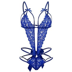 MJGkhiy Naughty Negligee - Set di lingerie da donna in pelle laccata