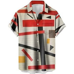 Camicia Hawaiana Bambino Spring&Gege - Maniche Corte, Stampa Cartoni, Cotone, Taglie 4-14 Anni - Foto 11