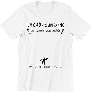 I Am 39 Plus - Maglietta Con Dita Medie, Per Il 40° Compleanno - Foto 2