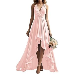 Abo Da Sera Con Scollo A V In Chiffon Verde / Blu 2023 Va Impero A Pieghe Maniche Lunghe Una Linea Abi Da Ballo Formale Robe De Soiree 2023 Abi Festa Da 71,12 € | DHgate