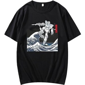 T-Shirt Unisex Con Stampa 3D Illusione Ottica Colorata - Manica Corta, Girocollo, Taglia Large, Idea Regalo Originale