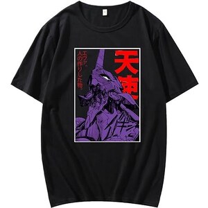 Evangelion T-Shirt Rei Ayanami Druck - Anime Shirt Für Fans 100% Baumwolle