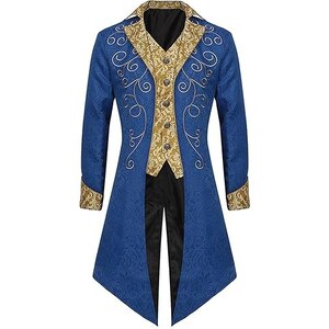 Divisione medievale da donna steampunk vintage frack giacca con