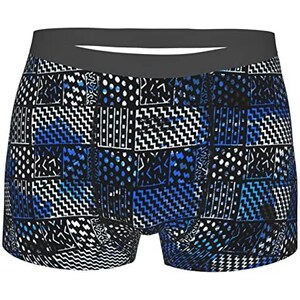 Boxer Alto Uomo in Cotone Antibatterico a Quadri Personalizzati